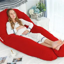 wild mint Premium series Polyester Fibre Solid Pregnancy Pillow Pack of 1 image 2