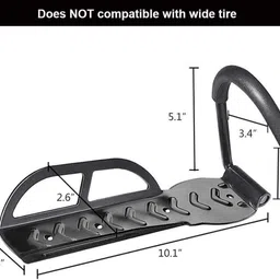 prakmo Bicycle Hook Wall Mounted Bicycle Rack Stand Bike Hanger Hook with Screw Bicycle Rack image 3