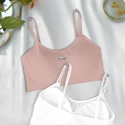 anjalitrades Pack of 2 Women Bralette Lightly Padded Bra image 1