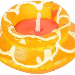 twinkle enterprise Decorative Matki Diyas/Colourful Diya Set/Diya for Diwali Candle Candle image 3