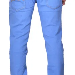 lzard Men Regular Mid Rise Dark Blue Jeans image 2