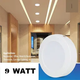 amysty 9W Pack of 2 White Colour CBL Surafce Light Recessed Ceiling Lamp image 4