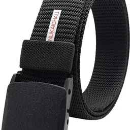 nukaichau Men & Women Casual, Evening, Party Black Nylon Belt-picture-24