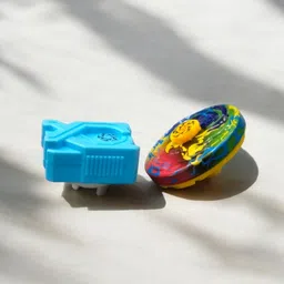 sabirat High Speed Battle Spinning Toy For Kids, Graffiti Pattern Metal[Pack Of: 1Pcs] image 3