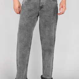 roadster Men Straight Fit Mid Rise Grey Jeans-picture-14