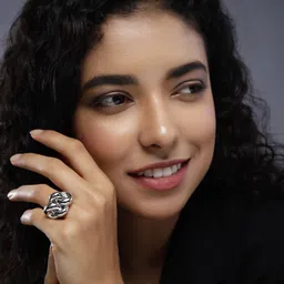 diavo 925 Sterling Silver Knot Design Ring Silver Silver Plated Ring image 2