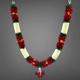 rishiart Rishi Mala for God Photo Frame Decoration Multipurpose Soft Fabric Garland-picture-11