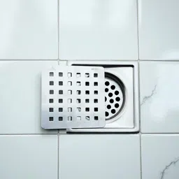 adano Floor Stainless Steel Push Down Strainer image 3