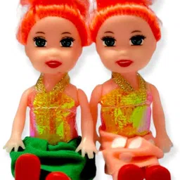 sarasi 8 Doll Set For Your Little Princess & Kids, Foldable Arms & Legs [10cm] image 4