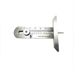 shrinath industries Tire Tread Depth Gauge 0-50mm (Analogue Gauge) | Accurately measure Tread Depths Height Gauge image 2