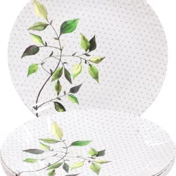 drizling Unbreakable Melamine Round Dinner/Lunch /Serving Plates Food Grade Plates for Kitchen Use Sizzler Tray image 3