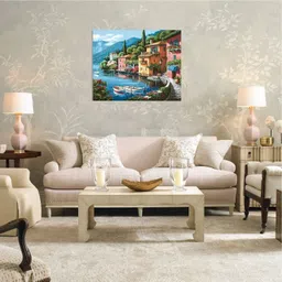 trexee DIY Canvas Oil Painting Kit for Kid&Adult or Beginner with Paint brushes Canvas 16 inch x 20 inch Painting image 3