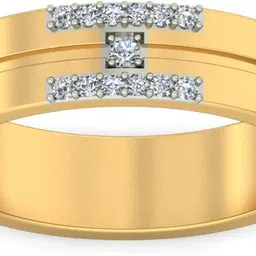avsar AVR547YB 14kt Cubic Zirconia Yellow Gold ring image 1