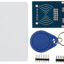 aptechdeals RFID Kit - RC522 RF IC Card Sensor Module + S50 Blank Card + Key Ring for Arduino Raspberry Pi Security Circuit and Motion Detector Electronic Hobby Kit image 1