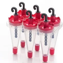 whiteibis Umbrella Style Ice Candy Popsicle Mold & Kulfi Multicolor Plastic Ice Cube Tray-picture-27