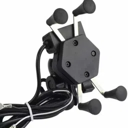 tiaco X - Grip Bike Mobile Charger with Phone Holder Bike Mobile Holder image 2
