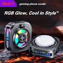 ElectroEra Enterprise NEW_SL39 Magnetic Cooler Clip-On Semiconductor Fan for Phones 1 Fan Cooling Pad image 2