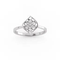 avsar AVR1096WB 14kt Cubic Zirconia White Gold ring-picture-12