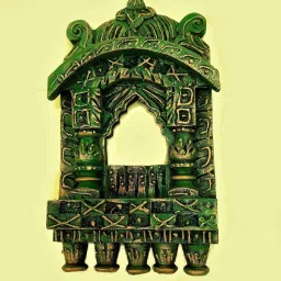 disoo fashions Multicolour Wood Jharoka image 1