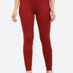 flingr Solid Women Red Tights-picture-14