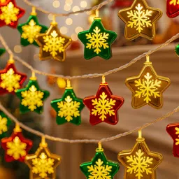 homesake 14 LEDs 4.5 m Multicolor Flickering Star Rice Lights image 1