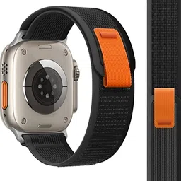 sounce Trail Watch Strap For 49 45 44 42 mm Also For Series 8 7 6 5 4 3 2 1 SE 22 mm Fabric Watch Strap image 2