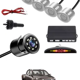 maties Car Parking Sensors - Set of 4 with Reverse Parking Camera (Silver)-76 Reversing Electromagnetic Parking Sensors With Camera-76 Parking Sensor-picture-16