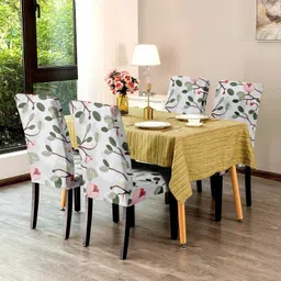 prabhnoor Polycotton Floral 1 Seater Chair Cover-picture-16