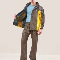 lux venus Striped Men Rain Suit image 3