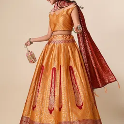 purvaja Embellished Semi Stitched Lehenga Choli image 5
