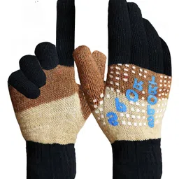 menzkloset Printed Winter Men Gloves image 2