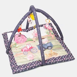 himanshu tex Baby Playgym for Babies Activity Play Gym Mat Foldable Durable Cotton Play Mat image 4