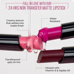 insightcosmetic 24 Hrs Non Transfer Matte Lipstick image 4