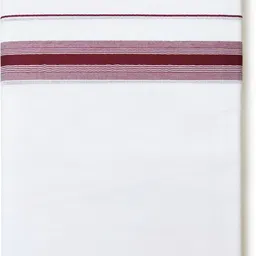 Vairavaa Tex 2.00'Meter | 100% Cotton Parambariya Veshti | 1'Inch Maroon Border | Solid Men Dhoti-picture-25