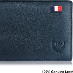 lorenz Men Casual, Formal Blue Genuine Leather RFID Wallet image 4