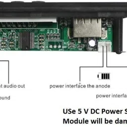 erhindia Audio Player kit with IR Remote DIY Module Decoder Remote Electronic Components Electronic Hobby Kit image 3