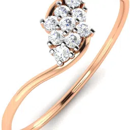 avsar Pallavi 14kt Cubic Zirconia Rose Gold ring image 3