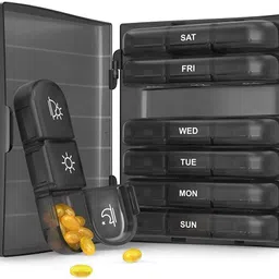 7 Days pill organizer 3 times a day travel pill box 7 day pill case for Medicine Pill Pill Box-image-90