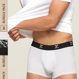 XYXX Men IntelliSoft Antimicrobial Micro Modal Pack of 3 Shuffle Trunks XYTRNK3PCKN332-picture-39
