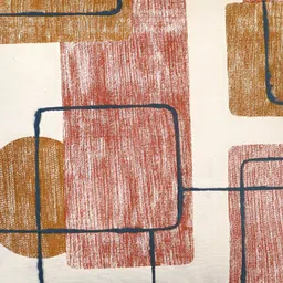 Ode & Cleo Off White & Mustard Yellow 3 Pieces Embroidered Square Cushion Covers image 5