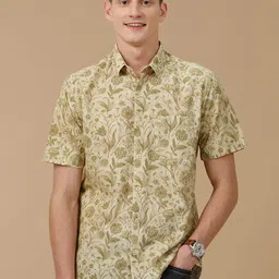CAVALLO by Linen Club Men Contemporary Slim Fit Printed Casual Shirt-picture-10
