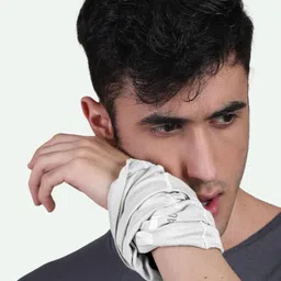 FREECULTR White Unisex Bamboo Bandana Anti Microbial Multipurpose Headband Cloth Face Mask image 3