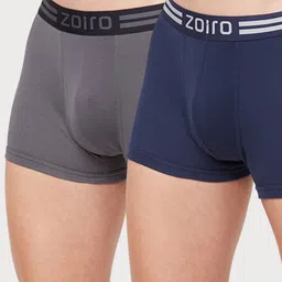 Zoiro Pack of 2 Anti-Piling Silicon Finish Outer Elastic Trunks image 5