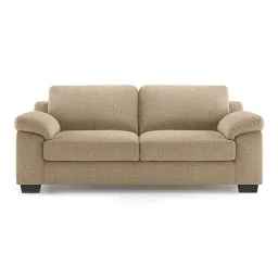 urban ladder create Esquel Luxe 3 Seater Fabric Sofa in Sandshell Beige Colour-picture-16