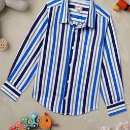 ZION Boys Comfort Striped Cotton Casual Shirt-picture-20