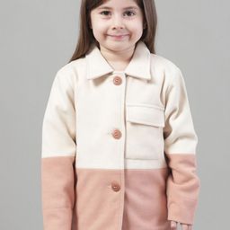 HOUSE OF VEDAS Girls Colourblocked Lightweight Tailored Jacket-picture-44