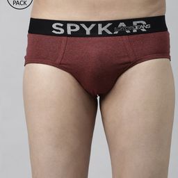 UnderJeans by Spykar Men Pack of 2 Solid Cotton Blend Brief-picture-40