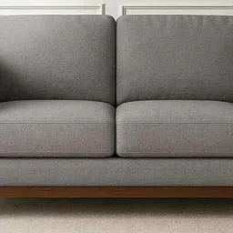 febonic Candy Fabric 2 Seater Sofa in Dim Grey Color image 1