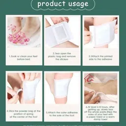 OSUFI Detox Foot Patches, Pain Free Foot Pads for Stress Relief Sleep, Remove Toxins Cleansing Detox Foot Patches Kit for Release Body image 3