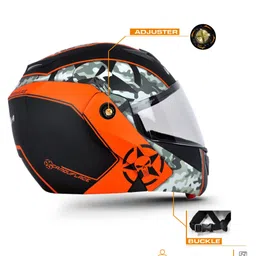 vega Crux Dx Camoflage Motorbike Helmet image 5